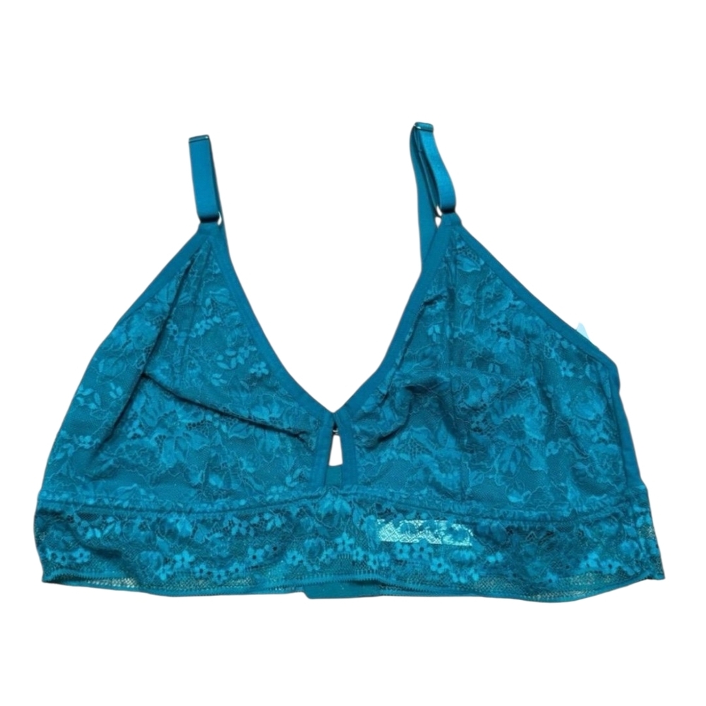 Women's Lace Bralette Teal 1X Nwt - Picture 2 of 5